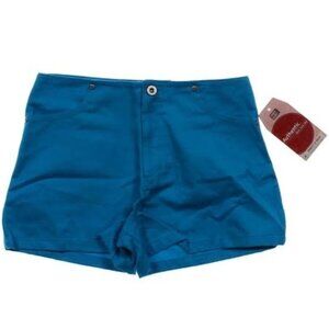 Faded Glory Size 14 Shorts Carpenter Short Girls Club Blue Cotton NEW